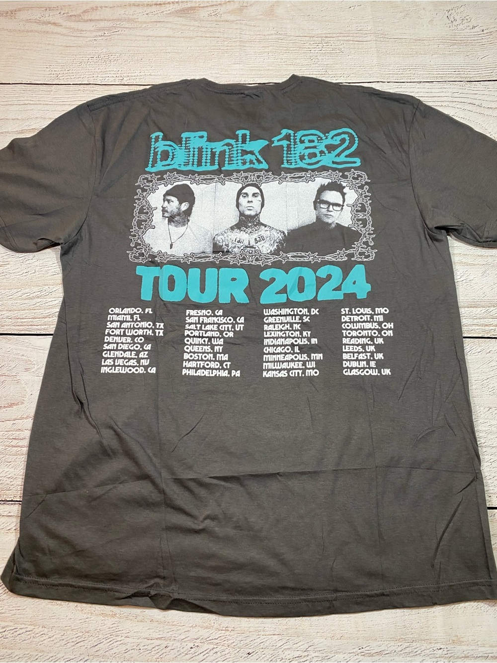 Blink 182 Tour 2024 Graphic Tee XL